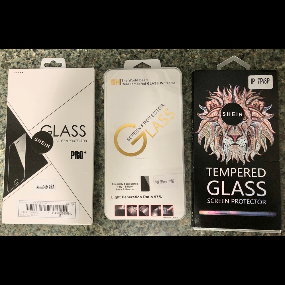 iPhone 7+/8+ screen protectors